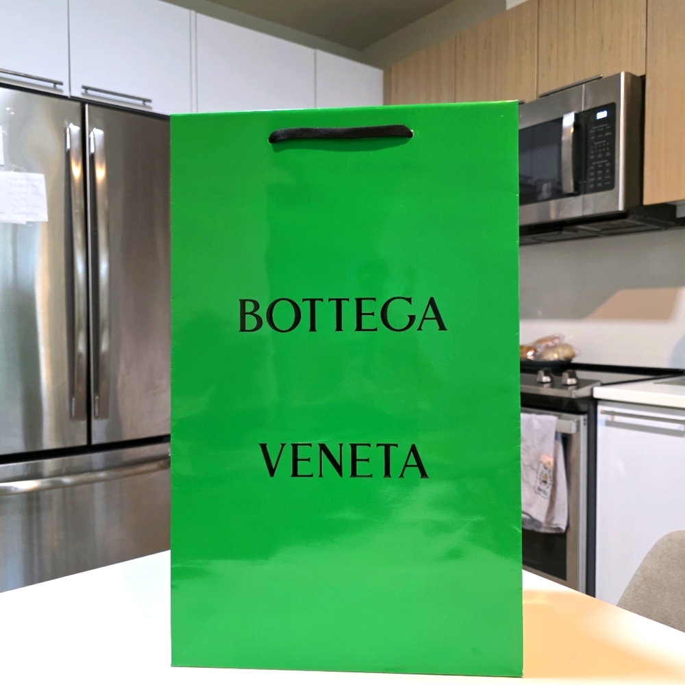 Bottega Veneta Green Shopping Bag